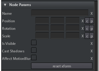 Editing nodes